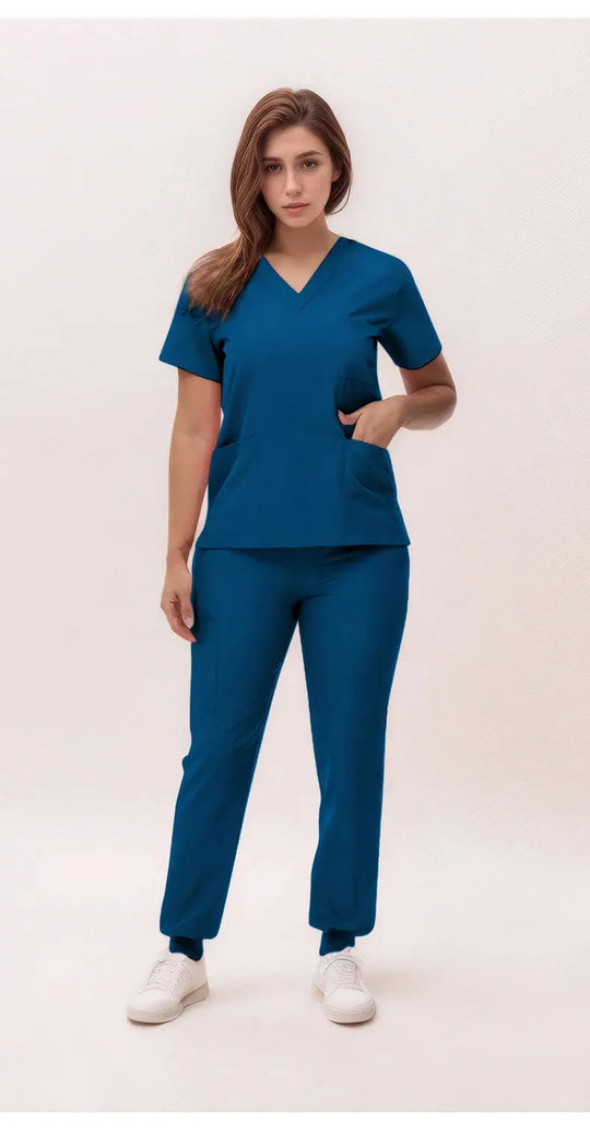 2025 new v-neck nursing scrubs, jogging pants, surgical scrubs sets, dentist nursing scrubs, hospital scrubs, hospital scrubs S21 MedSurgery Store For Digital Health
