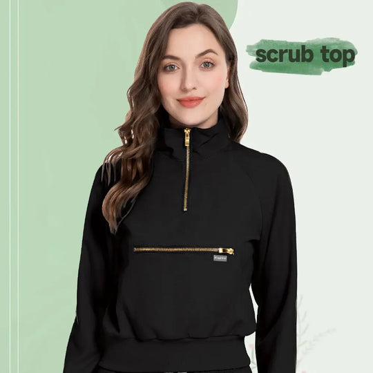 MSORMOSIA Elite Surgical Jacket - Elastic Scrub Jacket with Professional Pockets (MSO-42035-37) CJdropshipping