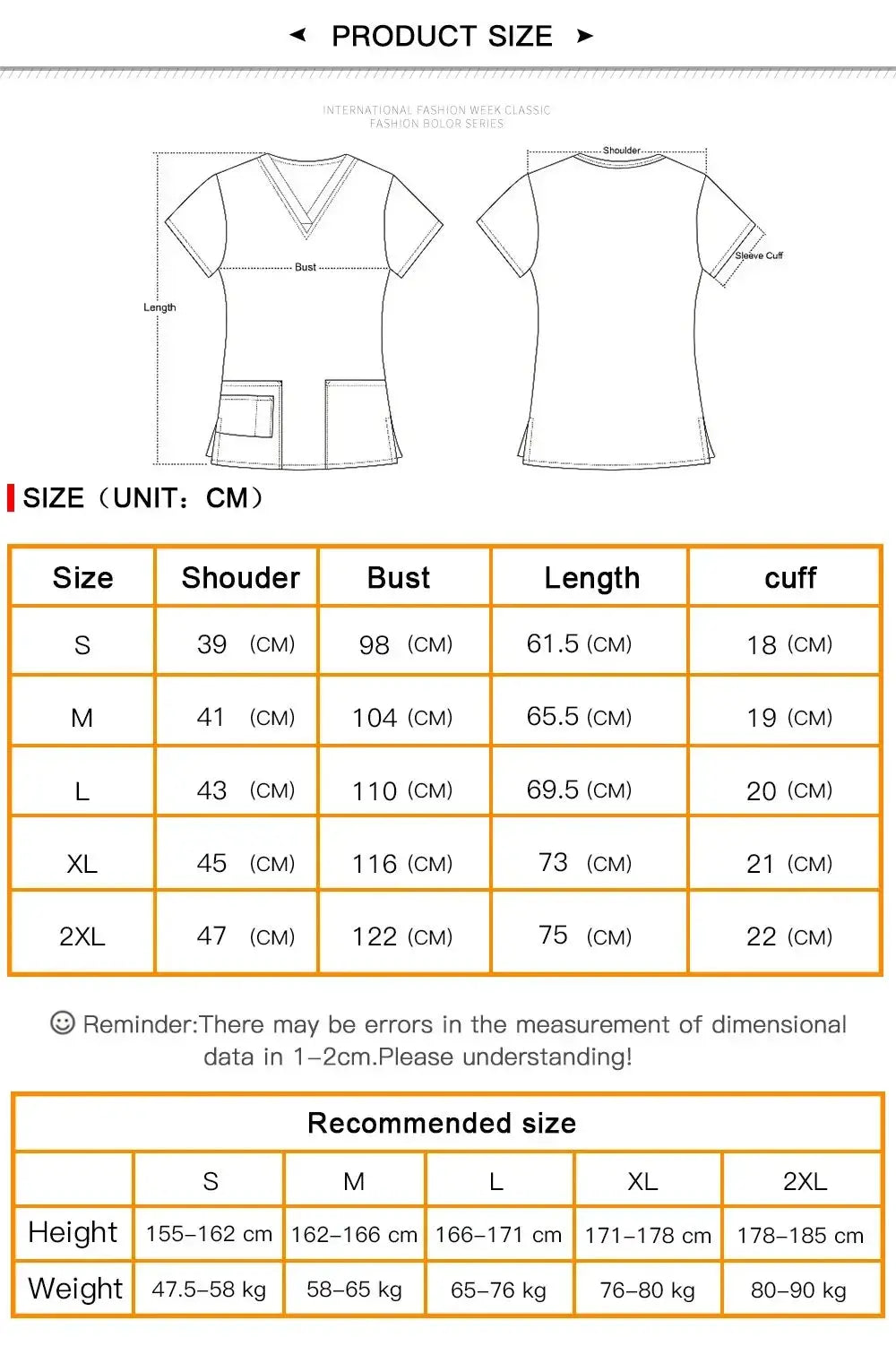 Cartoon animal print cotton blouse, medical surgical scrubs for pet clinic, Hospital, nursing CJdropshipping
