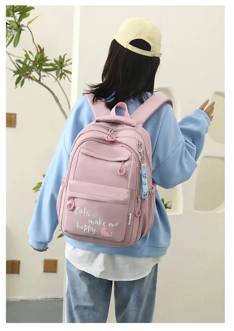 Girls school backpack, children's backpack, boy, teenager, primary class school backpack, women's backpack, teenage backpack kit MedSurgery Store For Digital Health