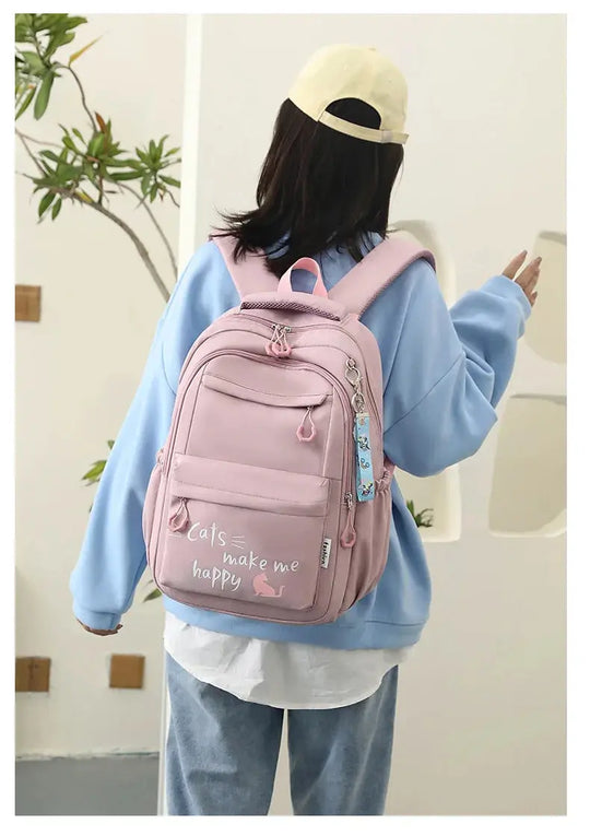 Girls school backpack, children's backpack, boy, teenager, primary class school backpack, women's backpack, teenage backpack kit MedSurgery Store For Digital Health