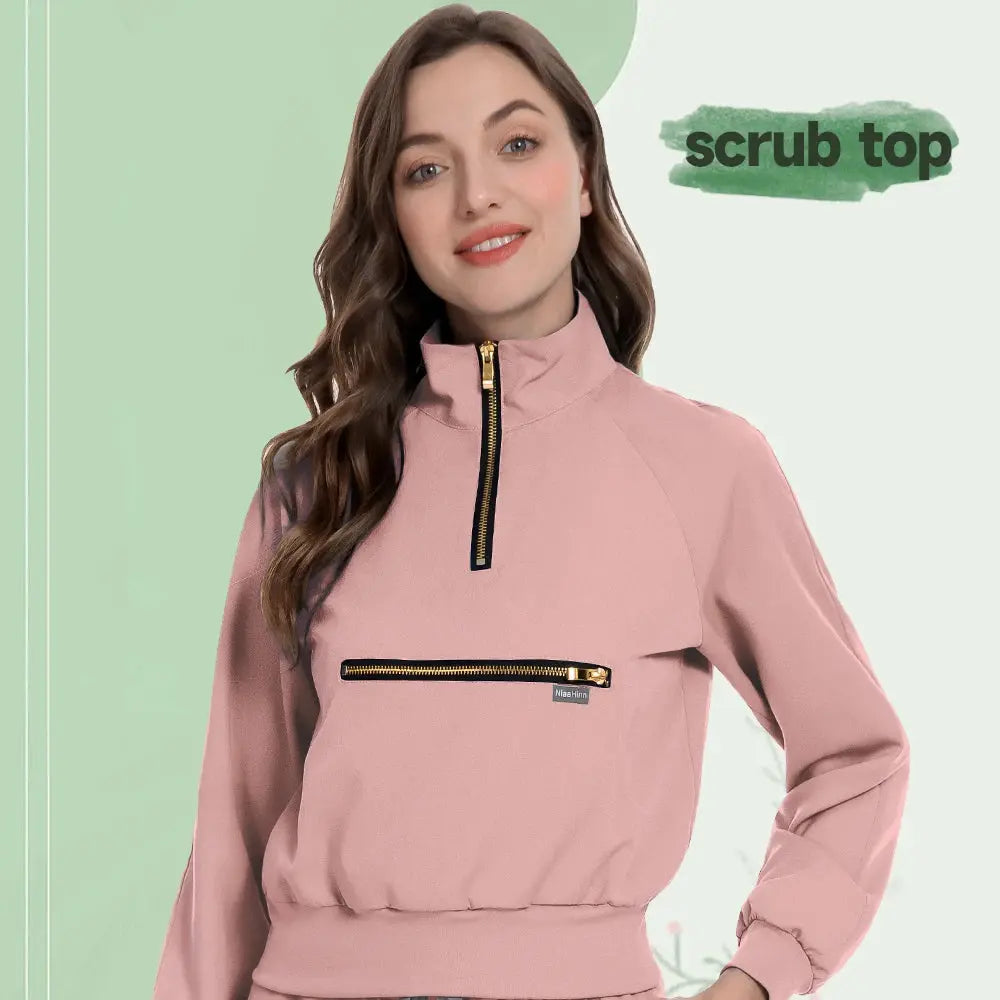 MSORMOSIA Elite Surgical Jacket - Elastic Scrub Jacket with Professional Pockets (MSO-42035-37) CJdropshipping