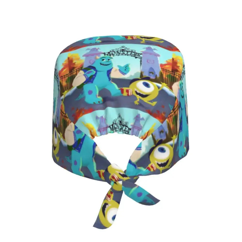 Customized adjustable work cap with Monsters University cartoon, surgical cap for men and women, surgical cap for nursing, doctor and surgeon MedSurgery Store For Digital Health