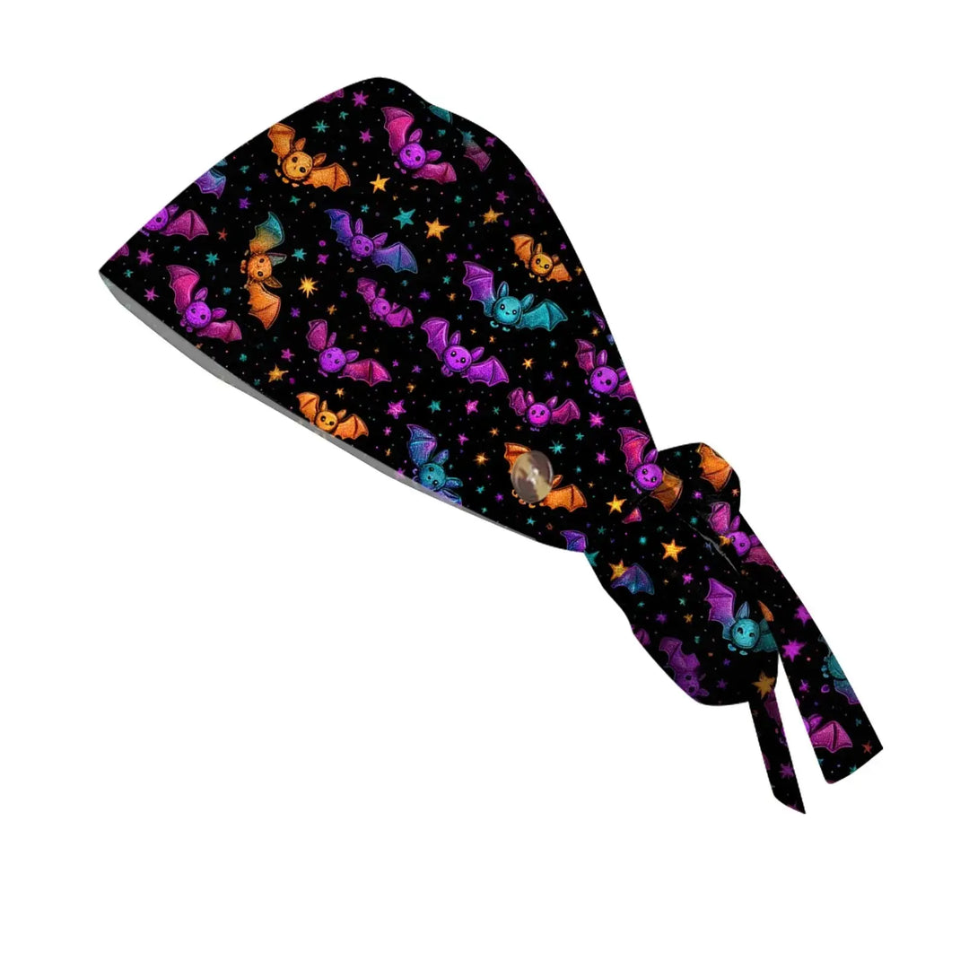 Surgical Cap for Doctors or Nurses with Unisex Halloween Print - Scrub Cap with Print for Medical Work. Casual Style made of Cotton, Comfortable and Stylish. CJdropshipping