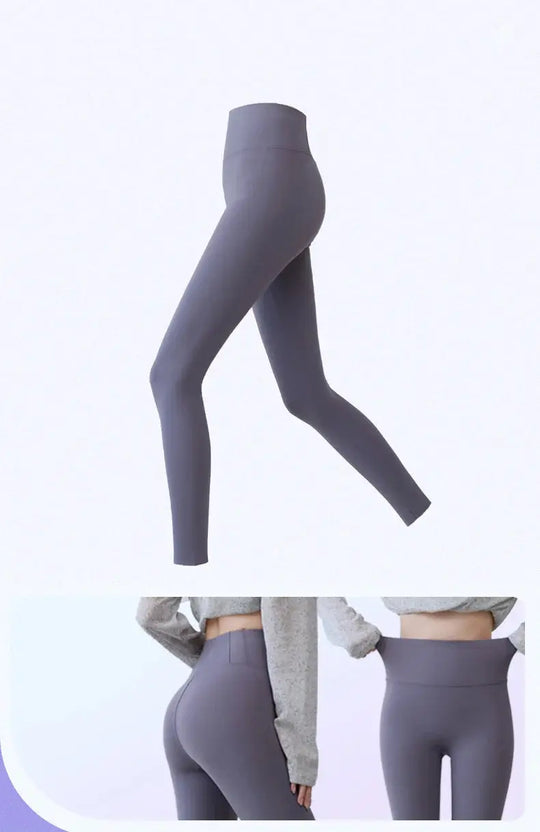 BIVIGAOS 2025 Spring Summer New Red Plum 3D Nude Feeling Nude Sharkskin Leggings Slim Women Sexy Sport Yoga Push Up Fitness Leggings MedSurgery Store For Digital Health