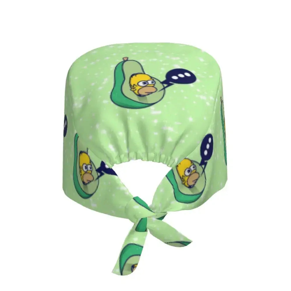 Customized The Simpsons Cartoon Cartoon Medical Staff Scrubs Hat Men Women Doctor Nursing Surgical Scrub Caps MedSurgery Store For Digital Health