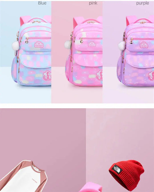 Girls school backpack, children's backpack, boy, teenager, primary class school backpack, women's backpack, teenage backpack kit MedSurgery Store For Digital Health