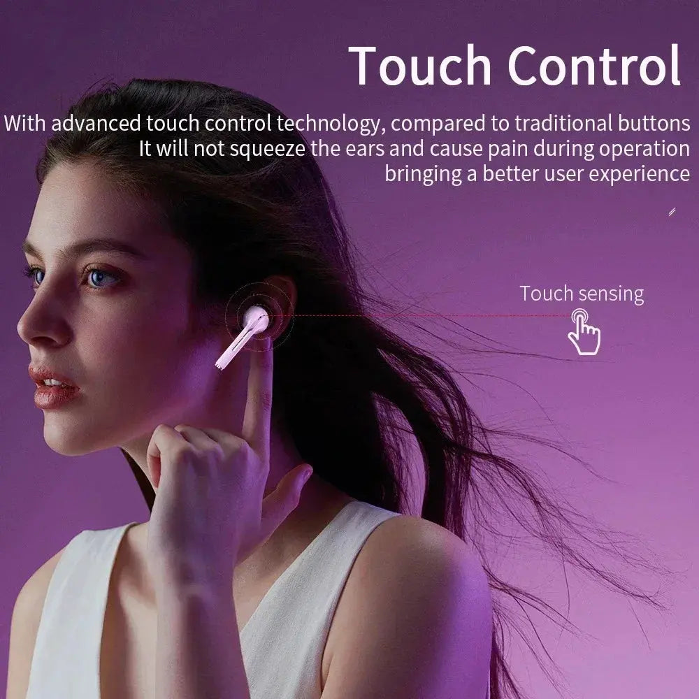 XIAOMI J18 True Wireless Headset Noise Cancelling Headphones HiFI Stereo Set with Microphone In-Ear Headphones TWS Waterproof Headphones MedSurgery Store For Digital Health