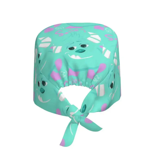 Customized adjustable work cap with Monsters University cartoon, surgical cap for men and women, surgical cap for nursing, doctor and surgeon MedSurgery Store For Digital Health