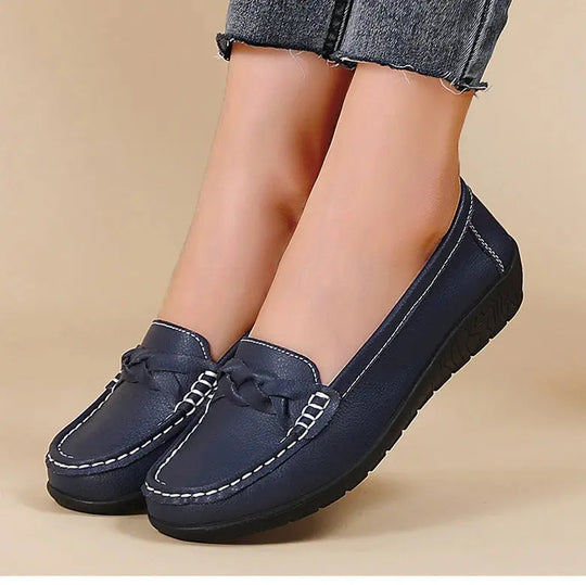 Women's Shoes 2025, New Soft Leather Flat Shoes, Women's Loafers, Casual Flat Shoes, Women's Shoes, White Shoes for Women MedSurgery Store For Digital Health