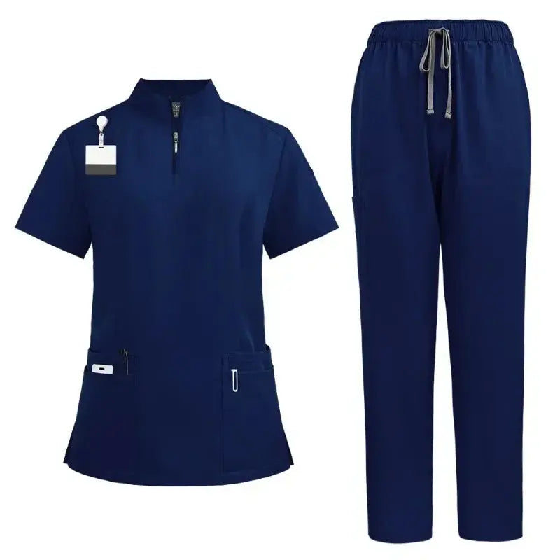Surgical scrubs for doctor and nurse, scrub set for women, Beauty salon workwear, clinical gown, scrub pants, nursing tunic suit for Spa CJdropshipping