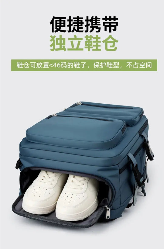 Large travel backpack for women and men, cabin bag, multifunctional waterproof airplane backpack with USB charging, anti-theft backpack MedSurgery Store For Digital Health