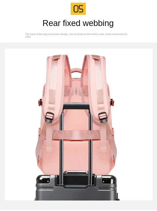 Women's travel backpack, carry-on backpack, TSA laptop backpack, flight approved college nursing bag, casual weekend backpack MedSurgery Store For Digital Health