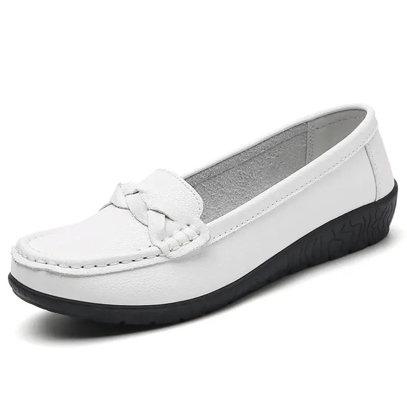 Women's Shoes 2025, New Soft Leather Flat Shoes, Women's Loafers, Casual Flat Shoes, Women's Shoes, White Shoes for Women MedSurgery Store For Digital Health
