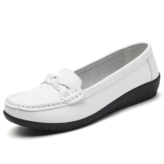 Women's Shoes 2025, New Soft Leather Flat Shoes, Women's Loafers, Casual Flat Shoes, Women's Shoes, White Shoes for Women MedSurgery Store For Digital Health
