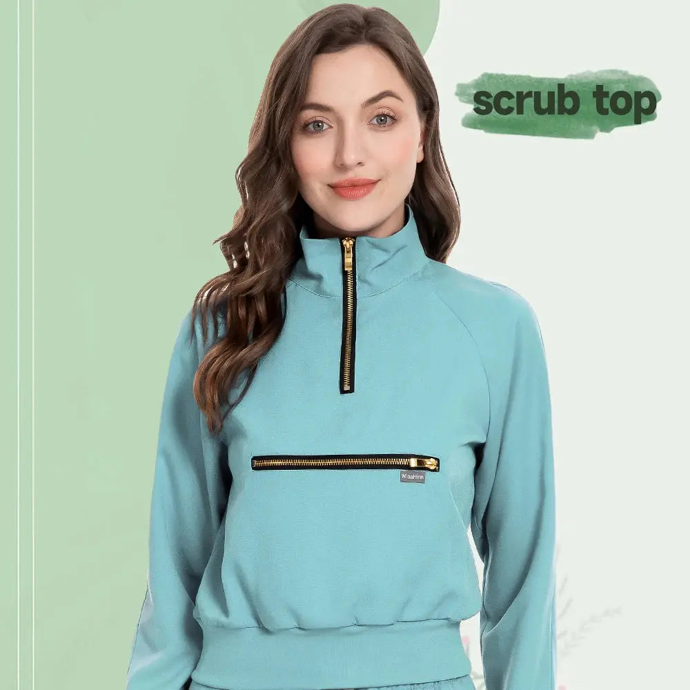MSORMOSIA Elite Surgical Jacket - Elastic Scrub Jacket with Professional Pockets (MSO-42035-37) CJdropshipping