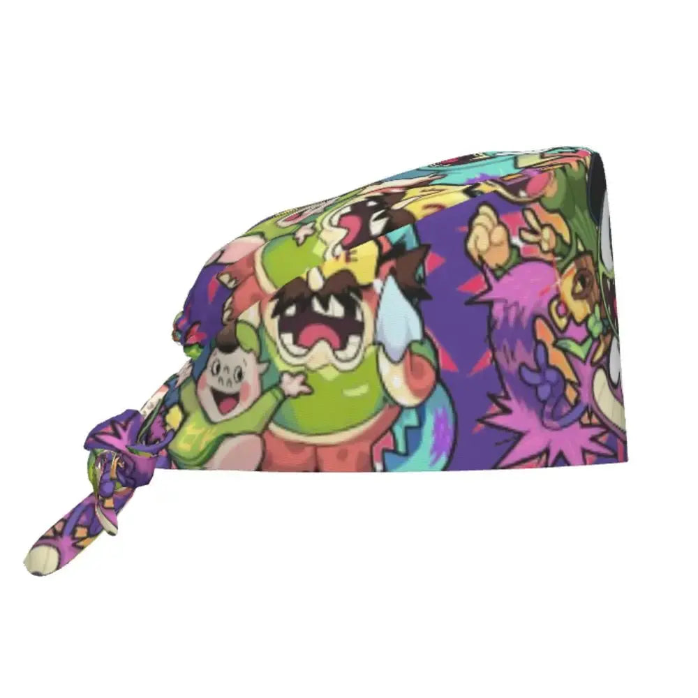 Customized adjustable work cap with Monsters University cartoon, surgical cap for men and women, surgical cap for nursing, doctor and surgeon MedSurgery Store For Digital Health