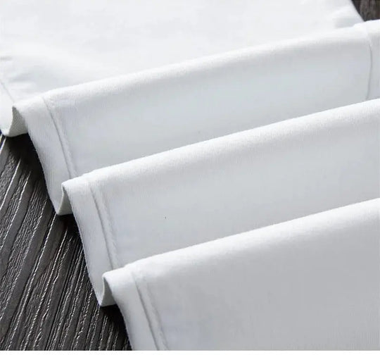 Women's White Skinny Pants, High Waist Long Skinny Jeans, Stretchy, Fashionable, Spring, Summer and Fall, 2022 MedSurgery Store For Digital Health