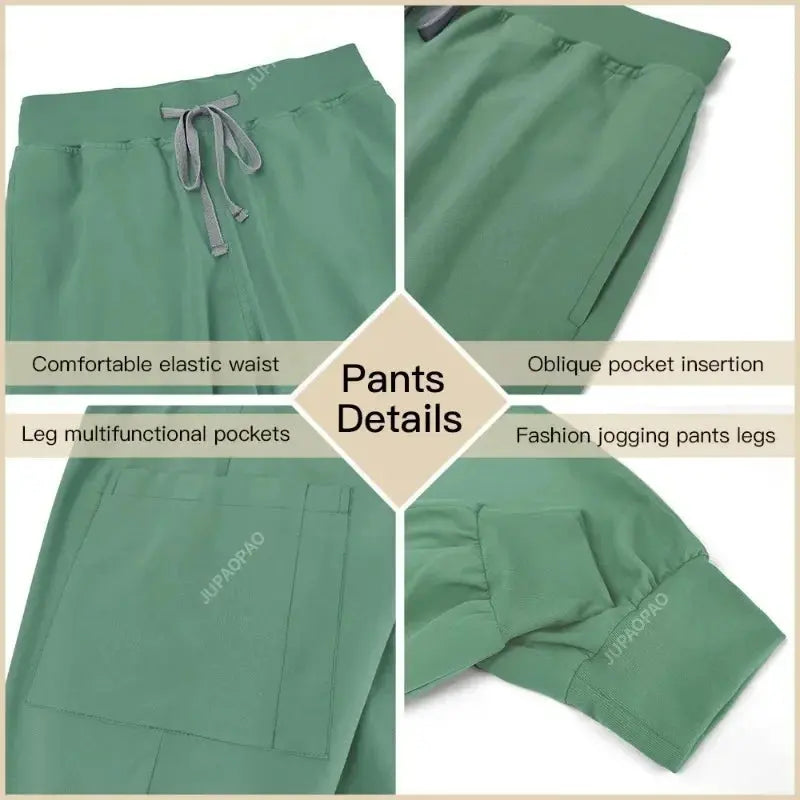 Women's tight fitting medical uniform, gown sets, nursing accessories, hospital surgery gowns, Dental clinic, beauty salon, CJdropshipping workwear.