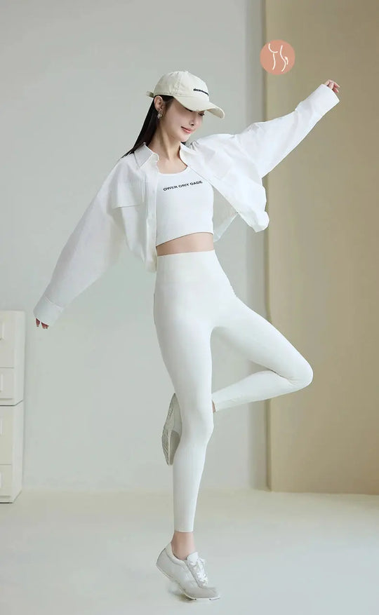 BIVIGAOS 2025 Spring Summer back pocket Sharkskin Leggings women's tight white Casual sport Fitness Leggings Leggings skinny pants MedSurgery Store For Digital Health