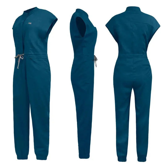 Wholesale medical scrubs, women's scrub uniform, short sleeve jumpsuit, Hospital scrubs, scrub uniforms with pocket CJdropshipping