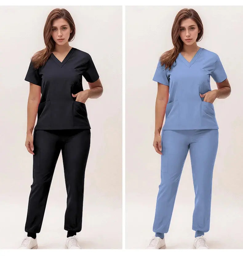 2025 new v-neck nursing scrubs, jogging pants, surgical scrubs sets, dentist nursing scrubs, hospital scrubs, hospital scrubs S21 MedSurgery Store For Digital Health