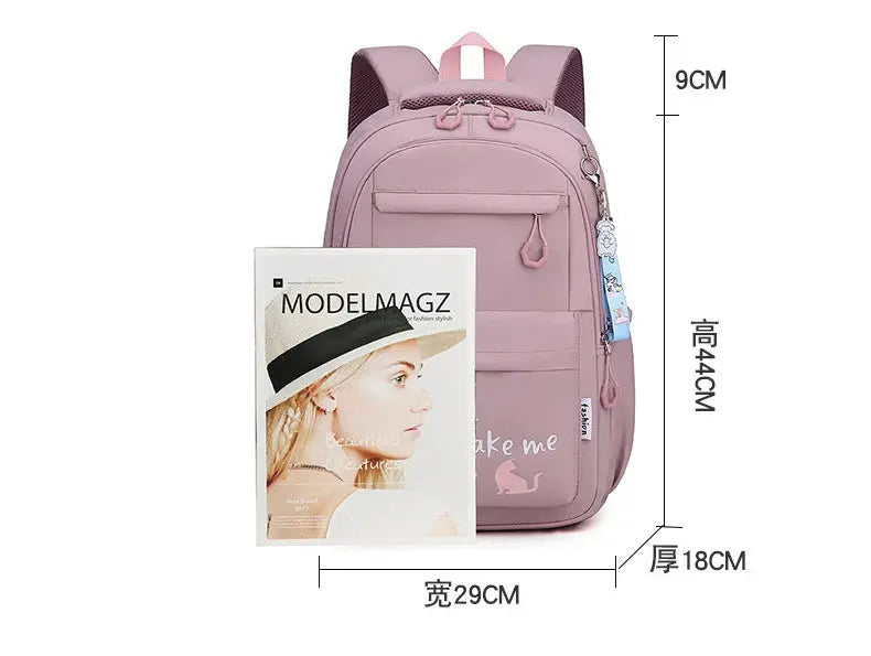 Girls school backpack, children's backpack, boy, teenager, primary class school backpack, women's backpack, teenage backpack kit MedSurgery Store For Digital Health