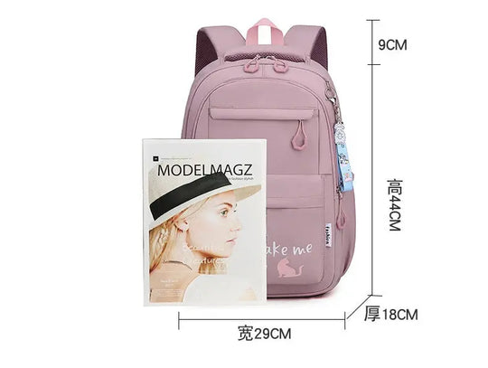 Girls school backpack, children's backpack, boy, teenager, primary class school backpack, women's backpack, teenage backpack kit MedSurgery Store For Digital Health