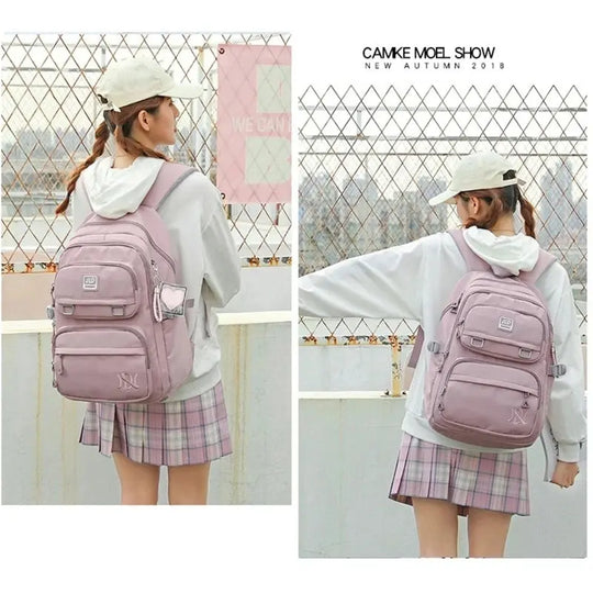 Girls school backpack, children's backpack, boy, teenager, primary class school backpack, women's backpack, teenage backpack kit MedSurgery Store For Digital Health