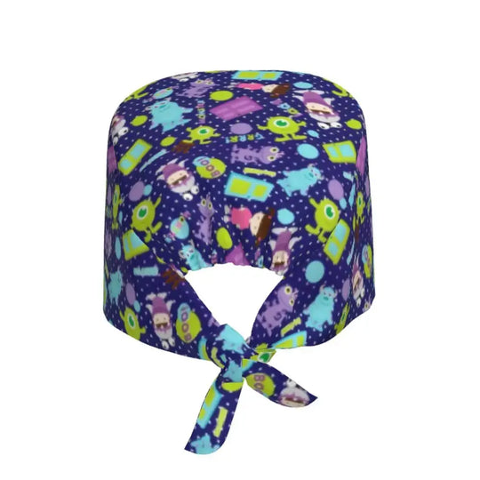 Customized adjustable work cap with Monsters University cartoon, surgical cap for men and women, surgical cap for nursing, doctor and surgeon MedSurgery Store For Digital Health