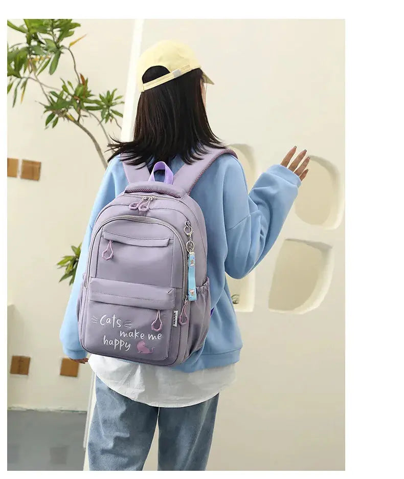 Girls school backpack, children's backpack, boy, teenager, primary class school backpack, women's backpack, teenage backpack kit MedSurgery Store For Digital Health