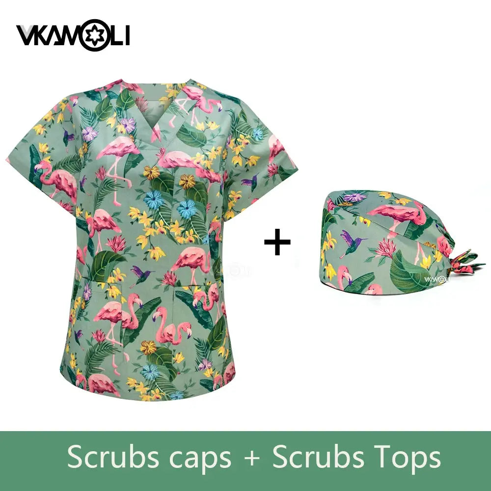 Spa uniform for pet clinic, women's workwear, medical suit, exfoliating tops, exfoliating shirt CJdropshipping