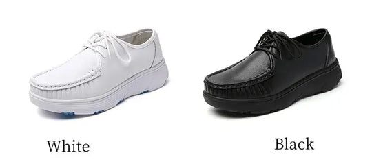STRONGSHEN, white platform shoes, women's nursing shoes, light and comfortable casual work shoes, women's fashion slip-on shoes MedSurgery Store For Digital Health