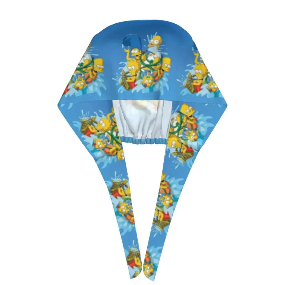 Customized The Simpsons Cartoon Cartoon Medical Staff Scrubs Hat Men Women Doctor Nursing Surgical Scrub Caps MedSurgery Store For Digital Health