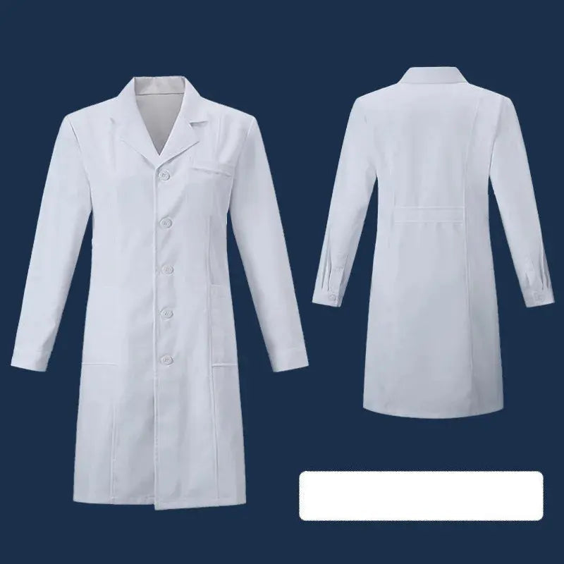 White coat, Experimental clothing for college students, men's and women's long sleeve medical clothing, chemistry and medicine short sleeve MedSurgery Store For Digital Health