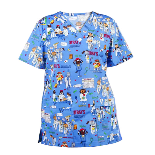 ANNO ProShield Unisex Unisex Clinical Uniform - Chlorine Resistant Medical Top (Model 09SS001) CJdropshipping