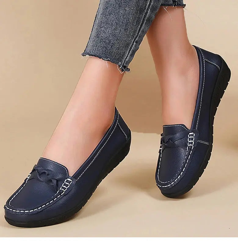 Women's Shoes 2025, New Soft Leather Flat Shoes, Women's Loafers, Casual Flat Shoes, Women's Shoes, White Shoes for Women MedSurgery Store For Digital Health