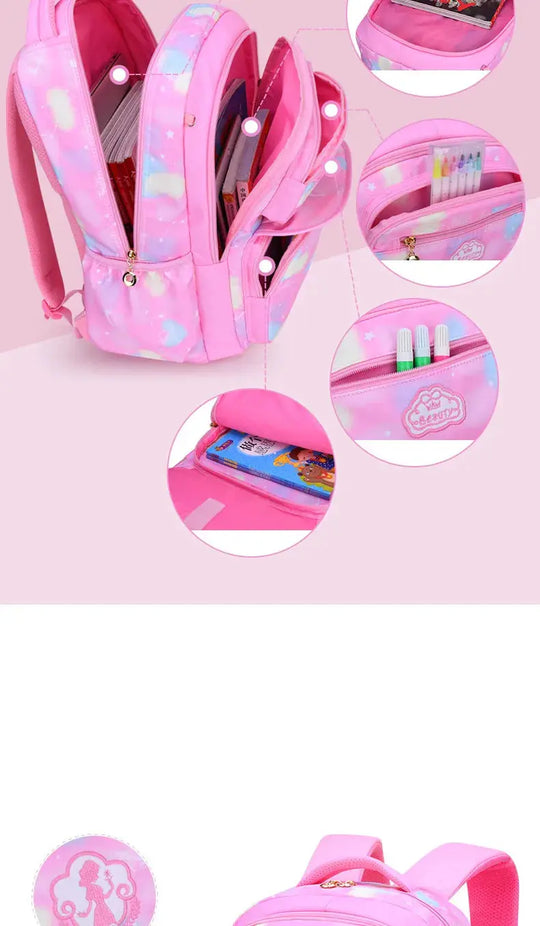 Girls school backpack, children's backpack, boy, teenager, primary class school backpack, women's backpack, teenage backpack kit MedSurgery Store For Digital Health