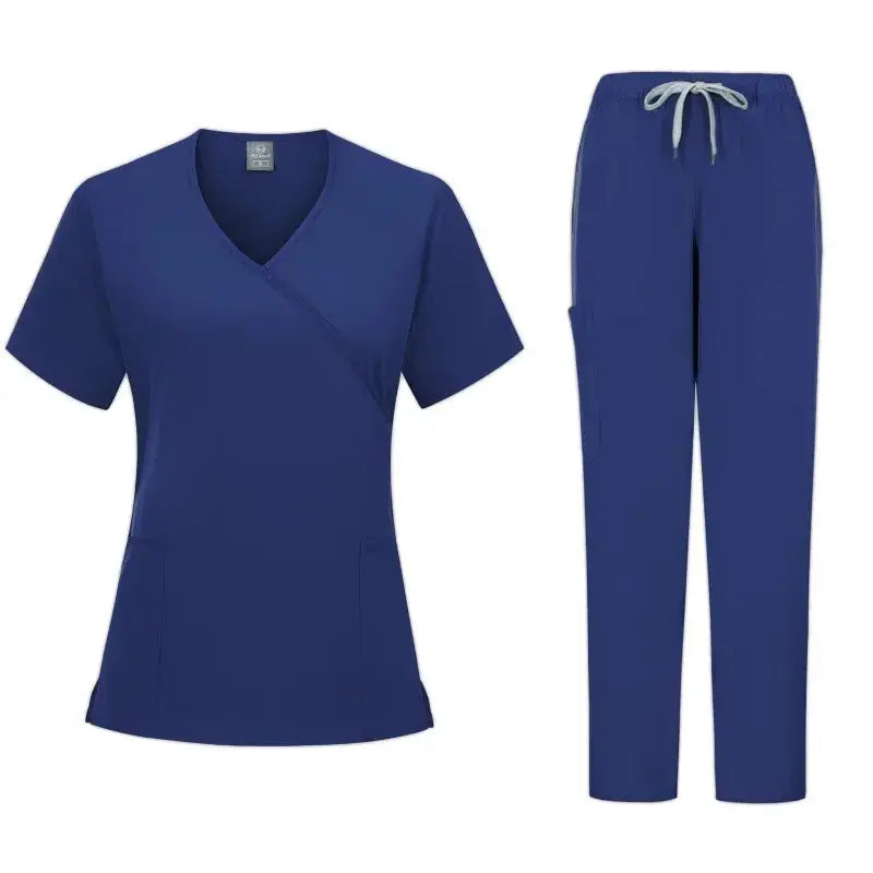 New medical scrubs set, doctor uniform, scrubs, surgery coveralls, beauty salon workwear, dentistry workwear set CJdropshipping.