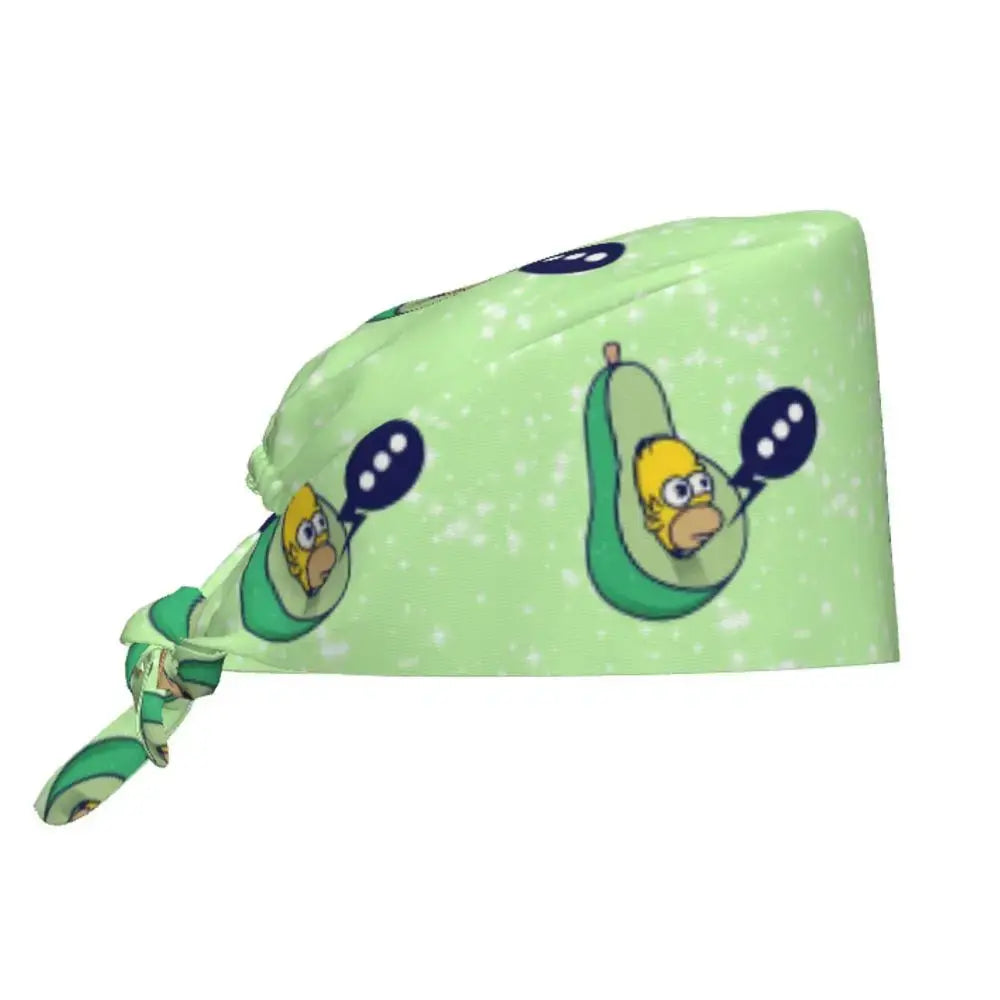 Customized The Simpsons Cartoon Cartoon Medical Staff Scrubs Hat Men Women Doctor Nursing Surgical Scrub Caps MedSurgery Store For Digital Health