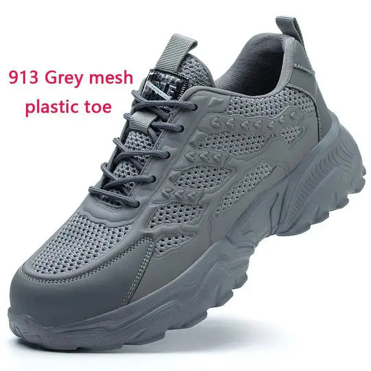White safety shoes for men and women, shockproof, anti-puncture, anti-puncture, insulation, 6kv, wear-resistant, black, white, breathable, lightweight MedSurgery Store For Digital Health