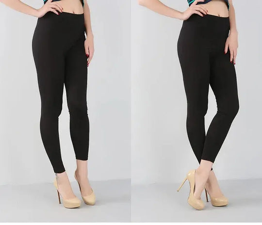 Women's bamboo fiber stretch leggings, nine point pants, casual, plus size, spring, summer and fall, new from 2024 DSers Fulfillment