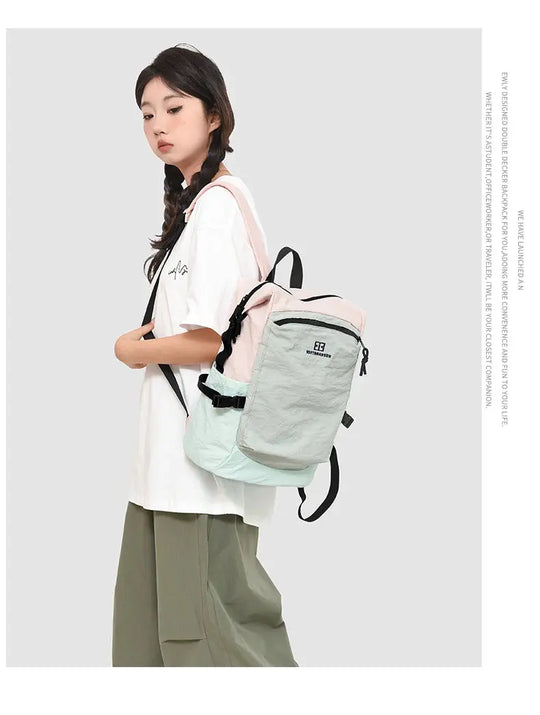 Outdoor double shoulder backpack for women, large capacity. It is portable and suitable for commuting, traveling. It is a cas MedSurgery Store For Digital Health
