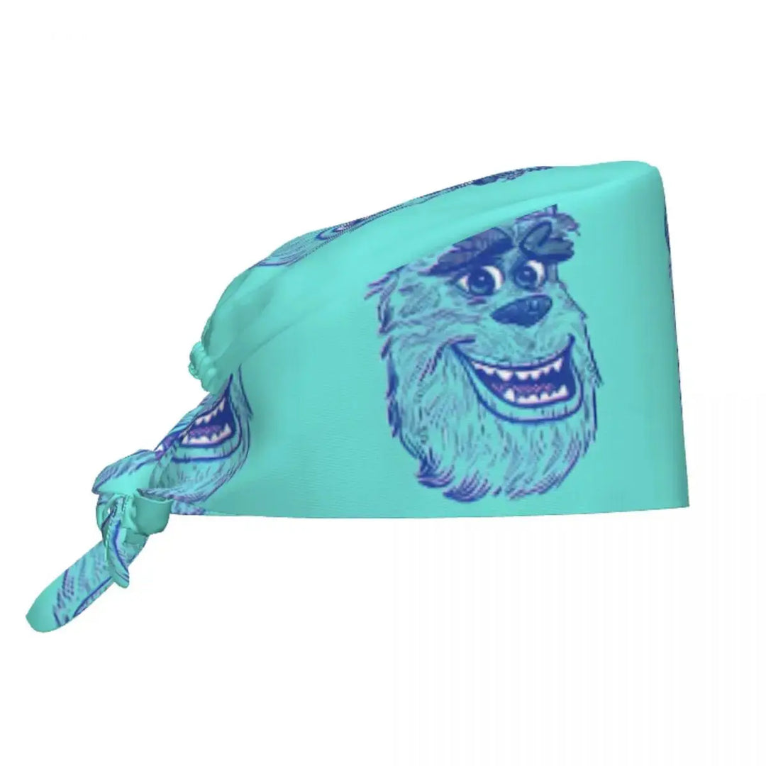 Customized adjustable work cap with Monsters University cartoon, surgical cap for men and women, surgical cap for nursing, doctor and surgeon MedSurgery Store For Digital Health