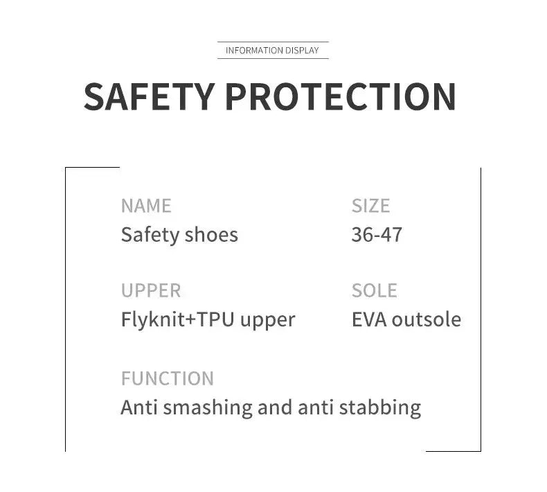 White safety shoes for men and women, shockproof, anti-puncture, anti-puncture, insulation, 6kv, wear-resistant, black, white, breathable, lightweight MedSurgery Store For Digital Health
