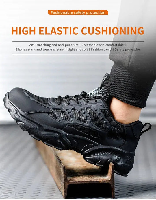 White safety shoes for men and women, shockproof, anti-puncture, anti-puncture, insulation, 6kv, wear-resistant, black, white, breathable, lightweight MedSurgery Store For Digital Health
