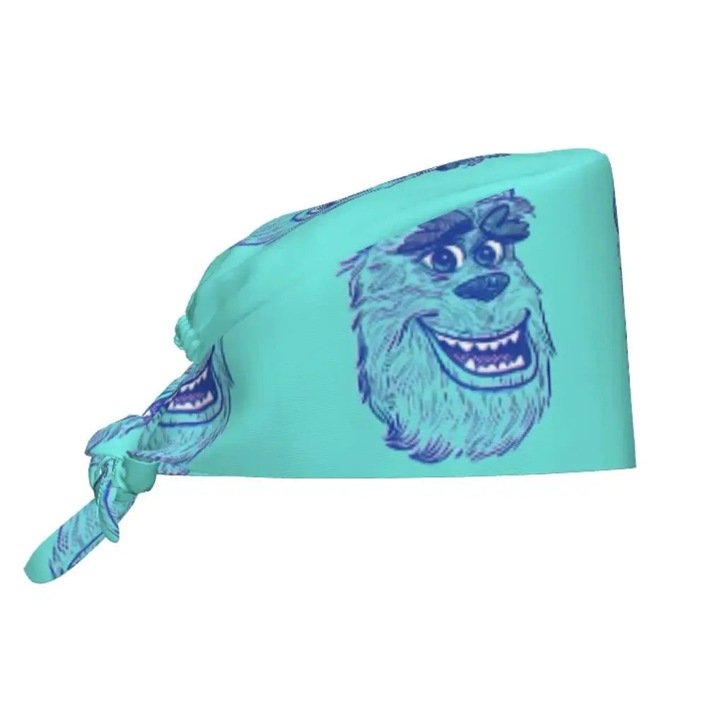 Customized adjustable work cap with Monsters University cartoon, surgical cap for men and women, surgical cap for nursing, doctor and surgeon MedSurgery Store For Digital Health