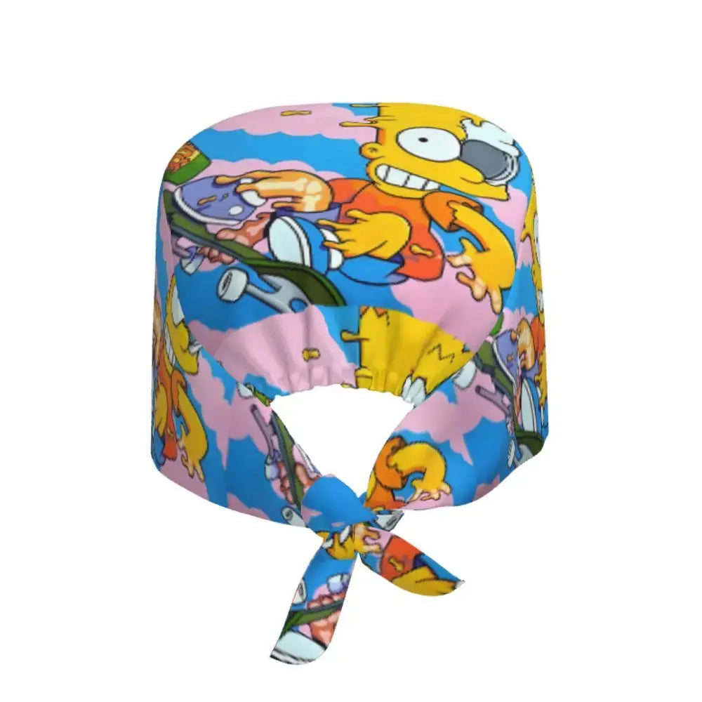 Personalized adjustable work cap with brain explosion, Simpsons surgical cap, surgical cap for nursing, doctor, surgeon, for Chef MedSurgery Store For Digital Health