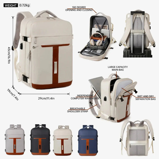 Women's backpack 2025, new casual business computer backpack, large capacity travel bag for outdoor travel, school bag for students, business travel, commuting, MedSurgery Store For Digital Health class.