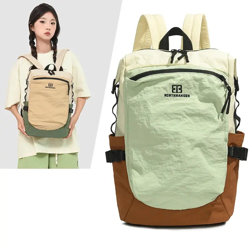 Outdoor double shoulder backpack for women, large capacity. It is portable and suitable for commuting, traveling. It is a cas MedSurgery Store For Digital Health